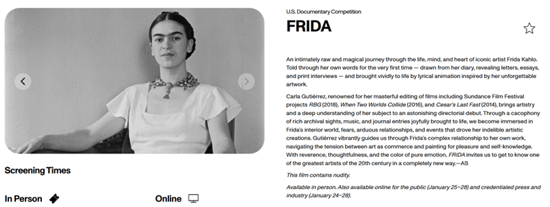 Frida Documentary At Sundance Features Rare Archival Footage Hoover   Screenshot 2024 01 19 091640 Copy 